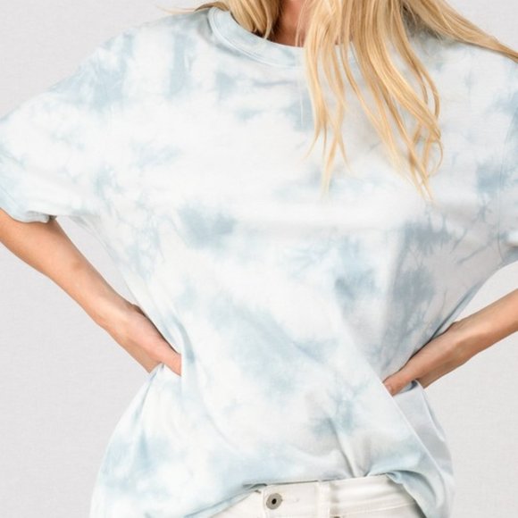 Crinkle Monotone Tie Dye Shirt - Picture 2 of 6
